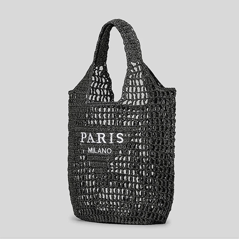 Avtoit | Net straw crochet beach bag