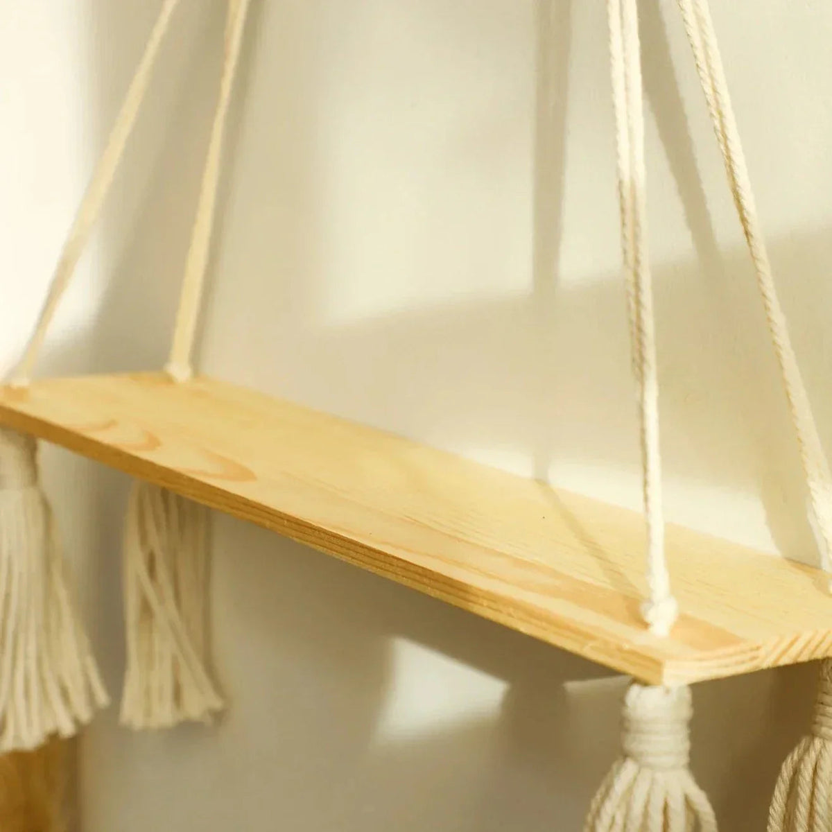 Avtoit | Wall shelf – Wood – Hanging shelves – Boho home decoration – Room decoration