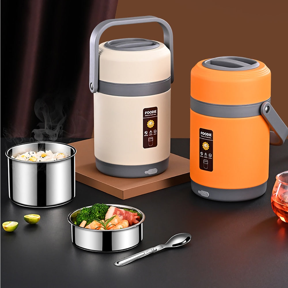 Avtoit | USB Heated Lunch Box | 304 Stainless Steel, Portable Food Warmer
