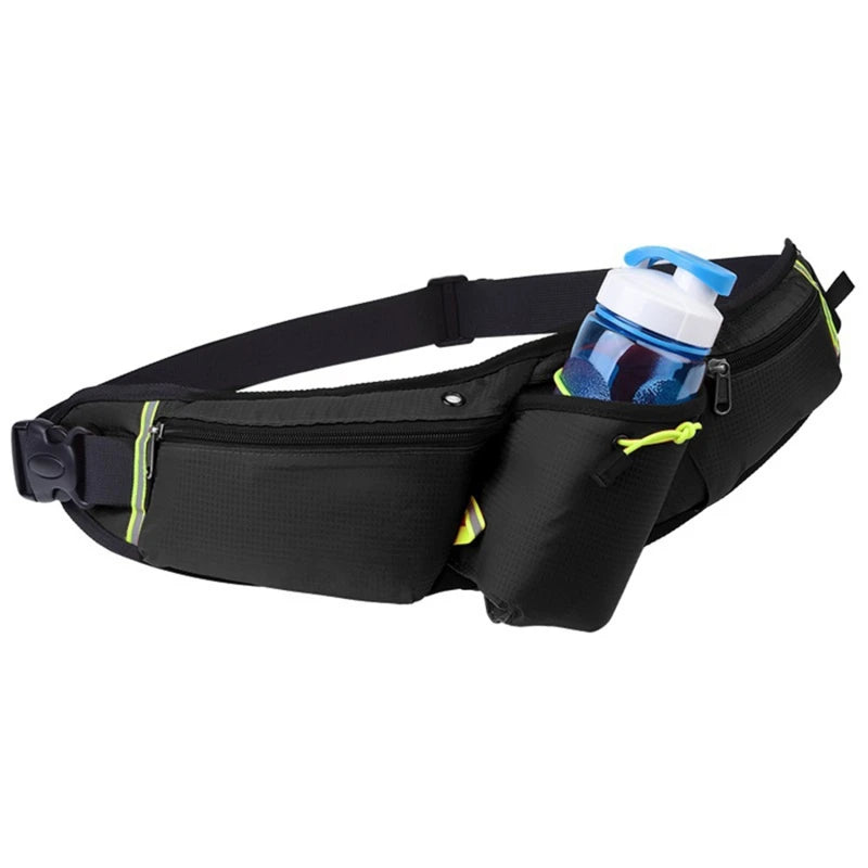 Avtoit | RunEase Hydration Running Belt – Waterproof Waist Pack with Bottle Holder & Storage Pockets