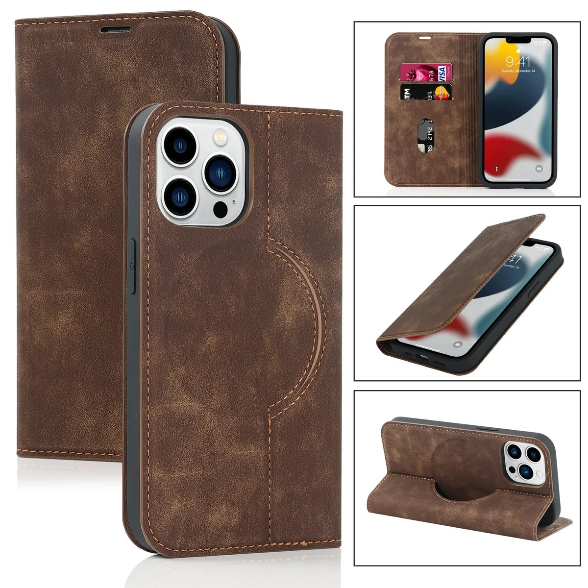Avtoit | Magnetic Wallet Case MagSafe Wireless Charging- iPhone