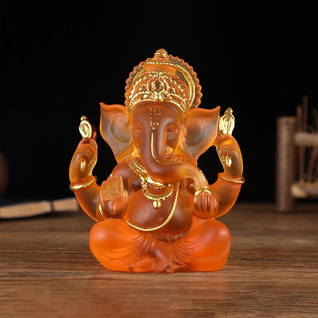 Avtoit | Rare colored semi-transparent Ganesh statues for luck in your home