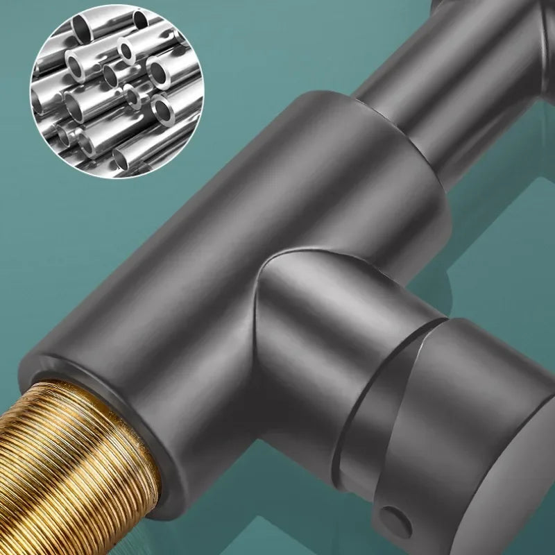 Avtoit | Splash-Proof Mechanical Universal Rotatable Arm Faucet