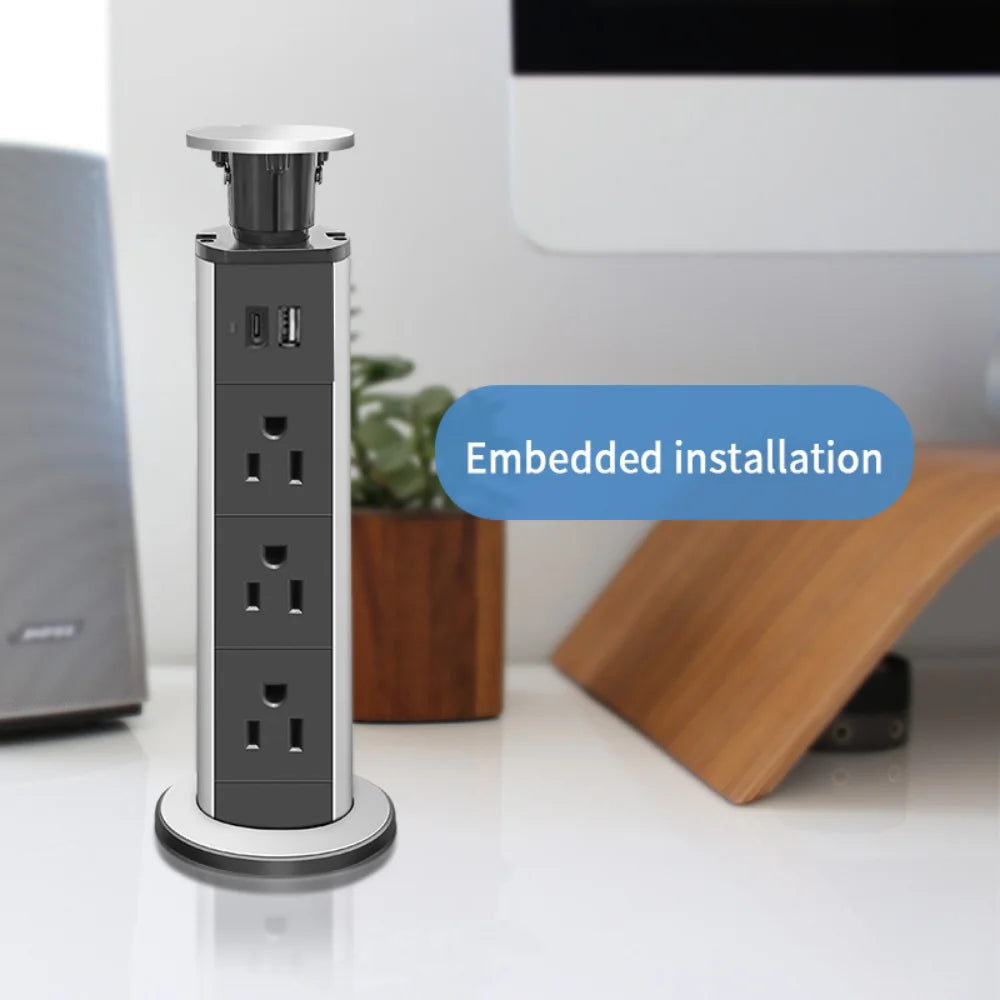 Avtoit | Cable Organizer Table Socket Pop-Up Power Strip