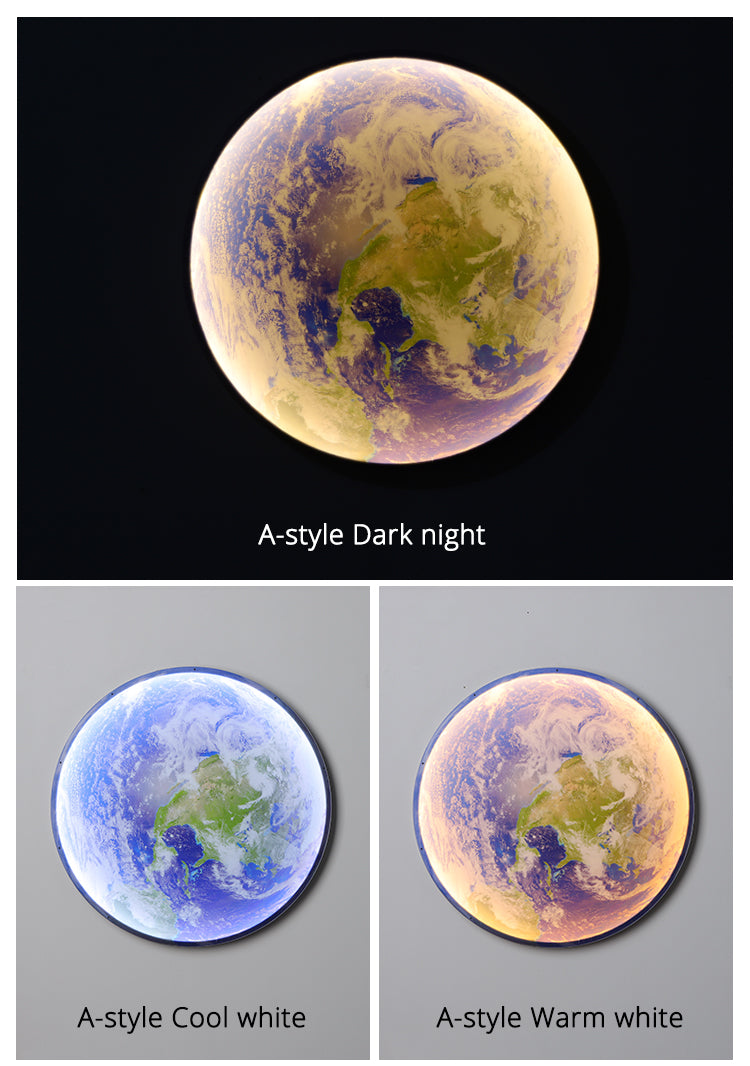 Avtoit | 3D LED Moon or Earth Ceiling or Wall Lamp (3 Styles) 24CM-80CM