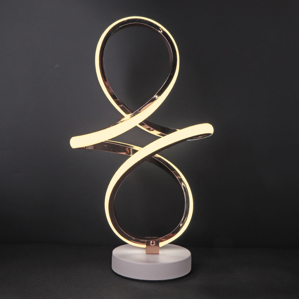 Avtoit | InfinityGlow – LED Spiral Table Lamp with Endless Design