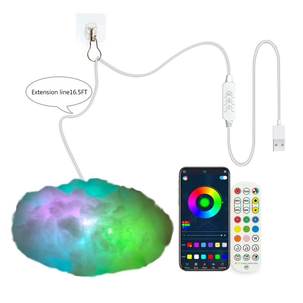 Avtoit | Cloudscape Glow 3D Cloud Smart Bedroom Light