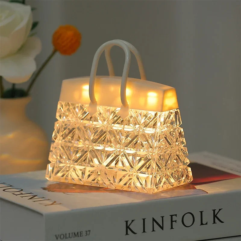 Avtoit | CrystalBag | Creative Acrylic Night Light in Handbag Shape