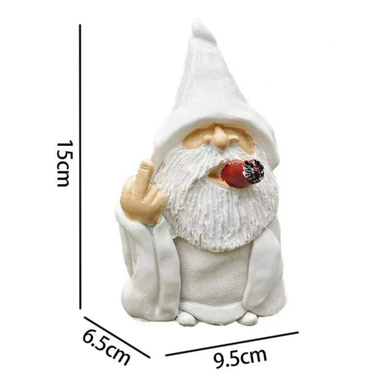 Avtoit | Angry Middle Finger Garden Gnome Decor