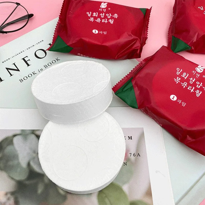 Avtoit | Towelina Disposable Bath Towels | Ultra Compact & Hygienic | For Travel, Spa & Everyday Life | Made of Non-woven Fabric