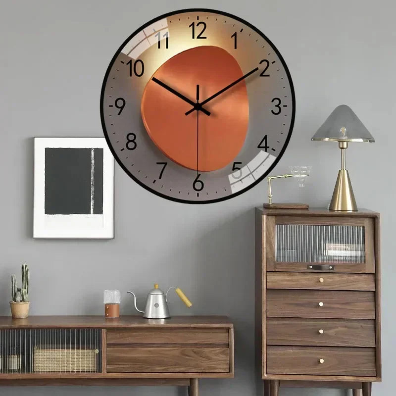 Avtoit | Silent Classic Wall Clock | Non-Ticking Elegant Timepiece for Bedroom & Office