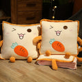Avtoit | Playful Cartoon Toast Foldable Travel Pillow Blanket
