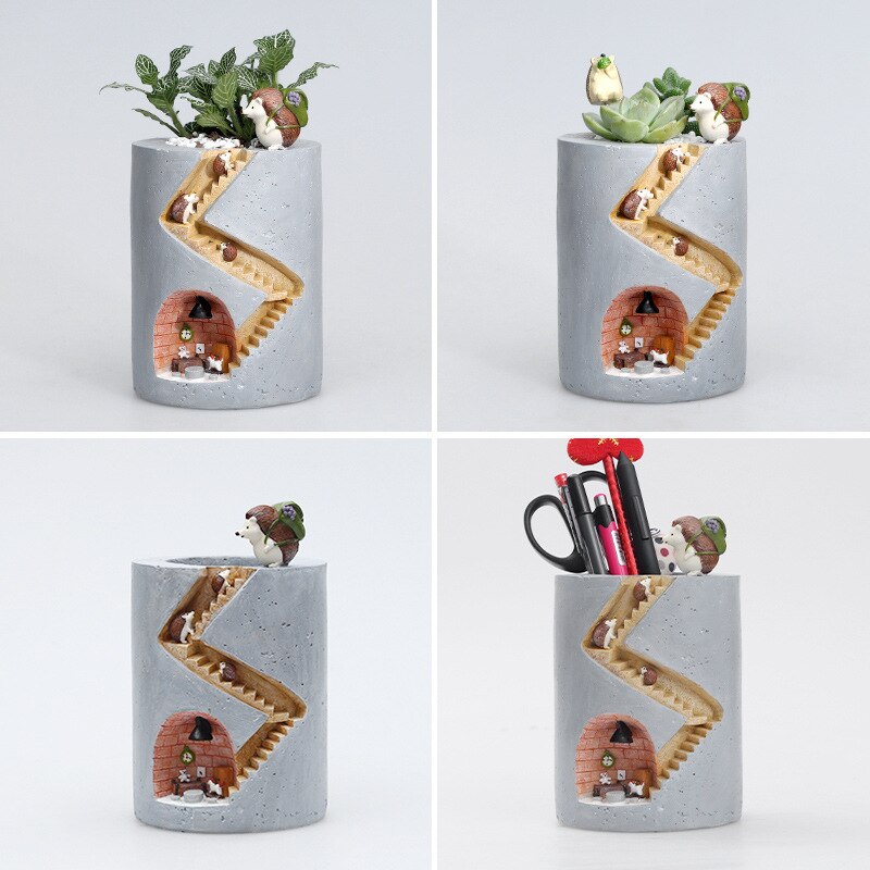 Avtoit | Fantastic Fusion: Unique Artistic Resin Flower Pots