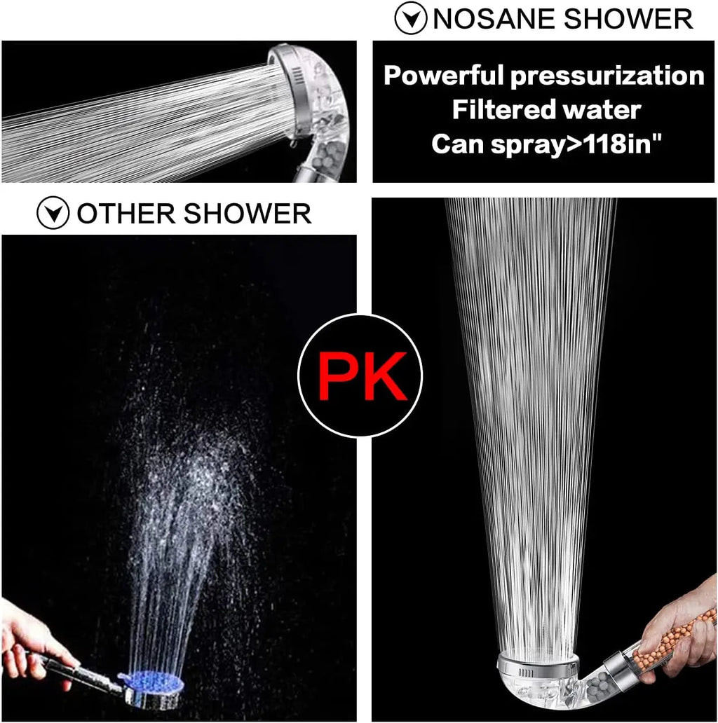 Avtoit | High Pressure Water-Saving Shower Head with Filter - AquaGlow