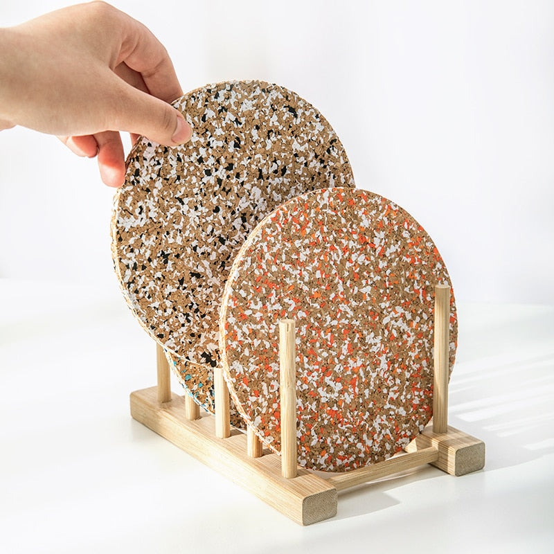 Avtoit | Colorful Cork Cup Coaster