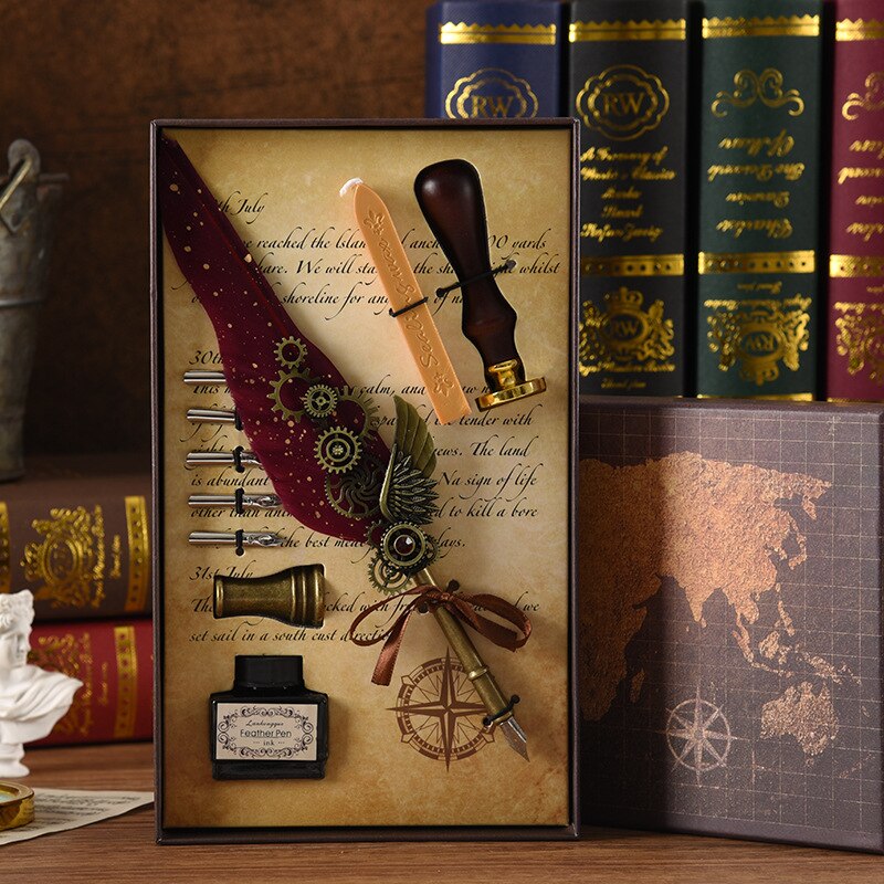 Avtoit | Phoenix Feather Mechanic Calligraphy Pen Set