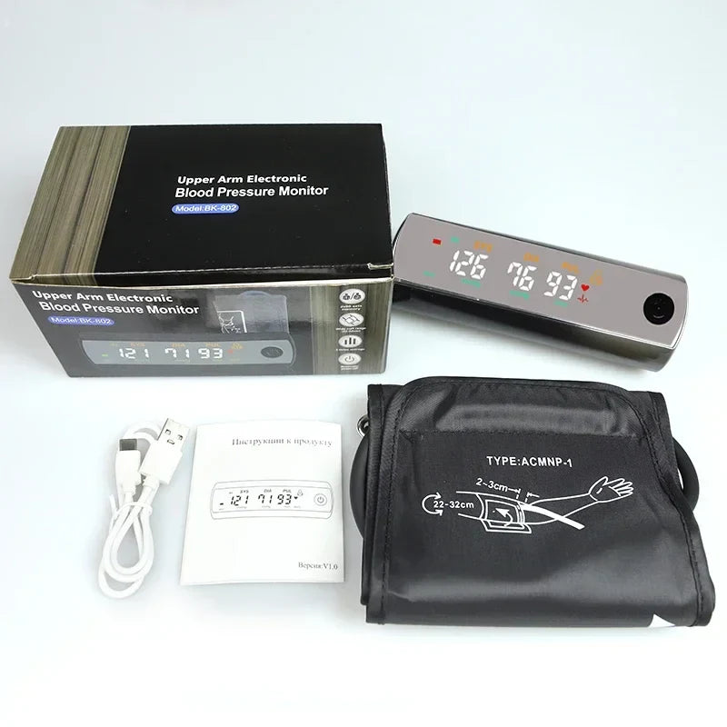 Avtoit | Rechargeable LCD Arm Blood Pressure Monitor with Voice Function – VitalScan