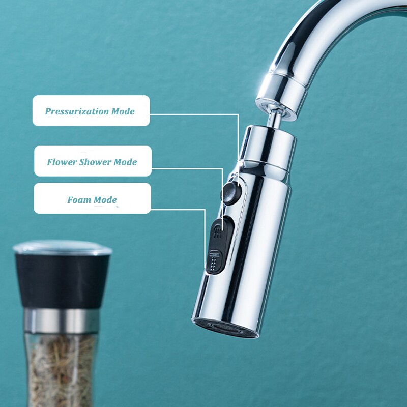 Avtoit | 3-Mode Anti-Splash Faucet Adapter