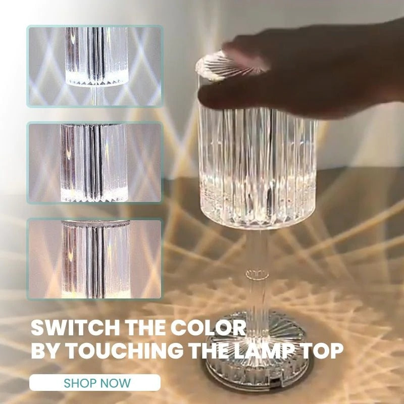 Avtoit | Diamond Glow Acrylic Touch Table Night Lamp