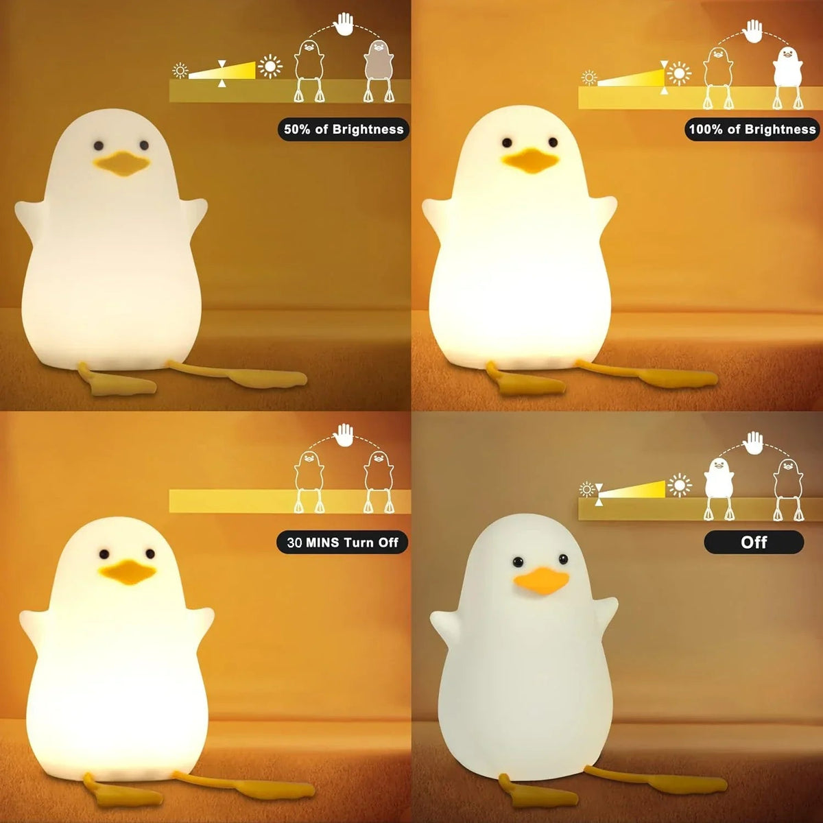 Avtoit | Charming Duck Soft Glow LED Desk Lamp