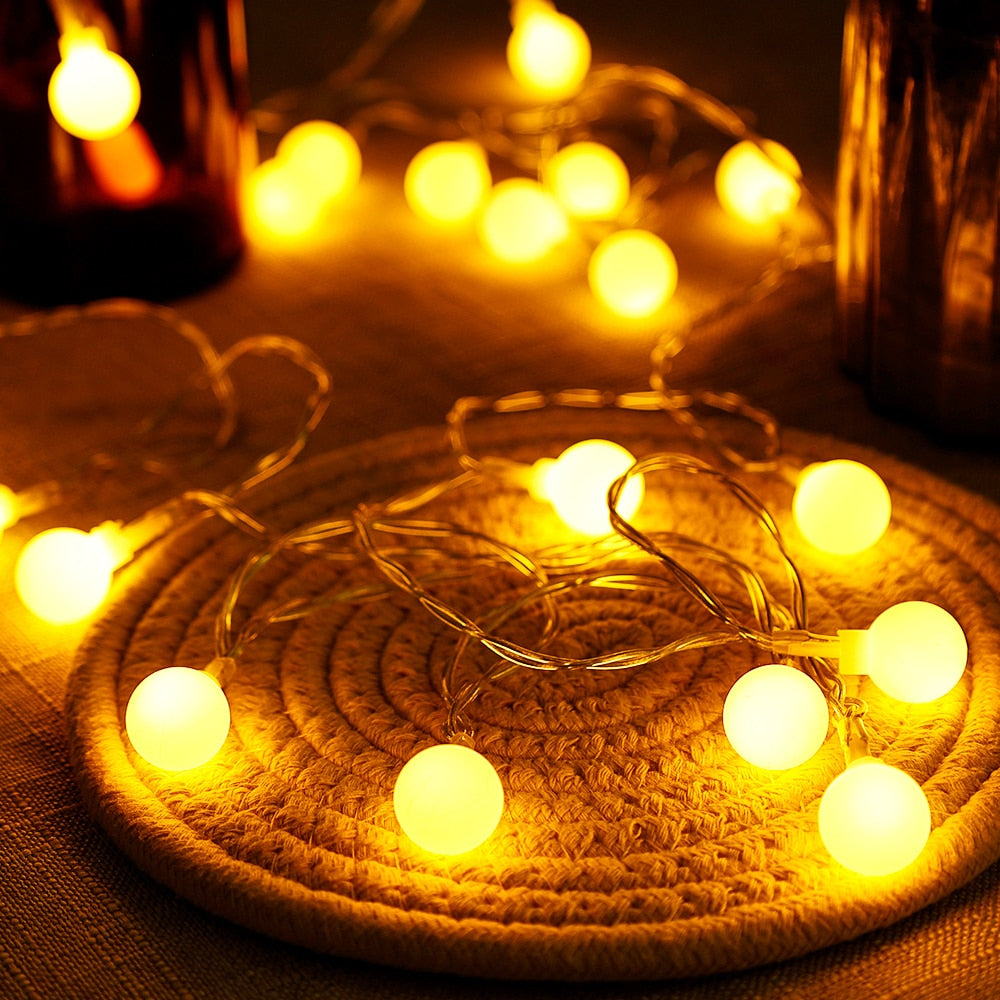 Avtoit | LED Fairy Bubble String Lights Festive Lights