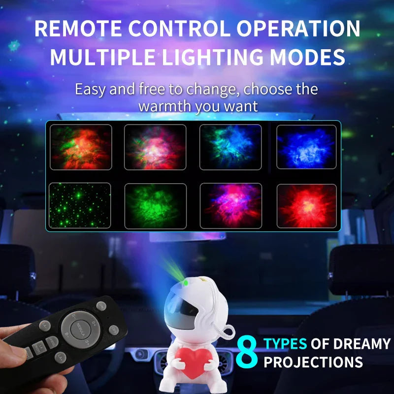 Avtoit | Love Astronaut Galaxy Night Light Projector