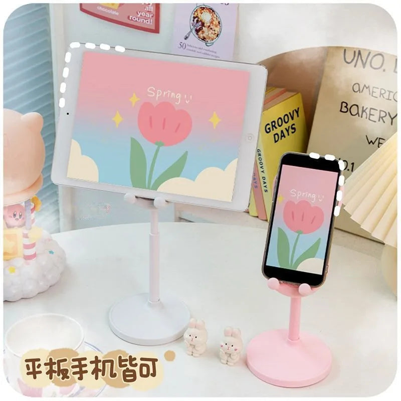 Avtoit | BunnyDock Phone Holder | Height Adjustable & Tiltable | Soft-Touch Design | For Phone & Tablet