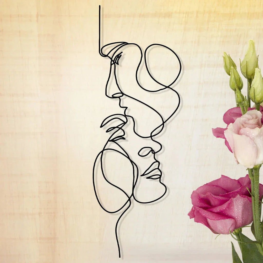 Avtoit | Black Metal Wall Art | Abstract Wall Sculpture