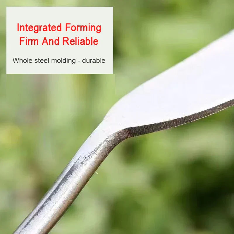 Avtoit | HerbMaster Garden Spade | 3-Tine Stainless Steel | For Weeding & Garlic Harvest