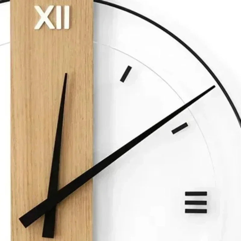Avtoit | SilentOak – Minimalist Wooden Wall Clock with Silent Movement