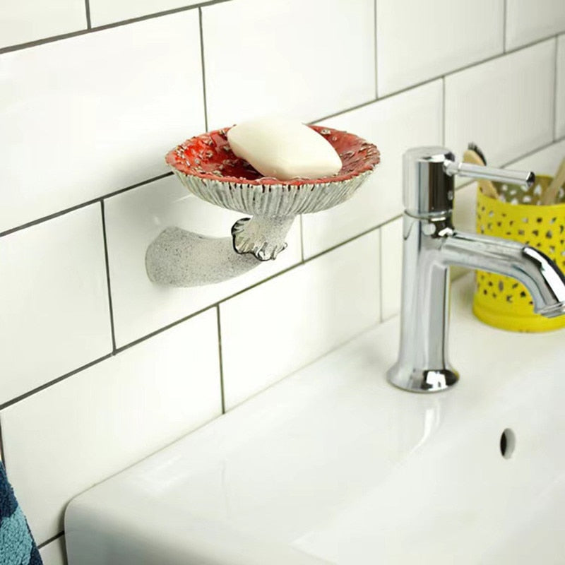 Avtoit | Mushroom Shape Floating Resin Wall Shelf