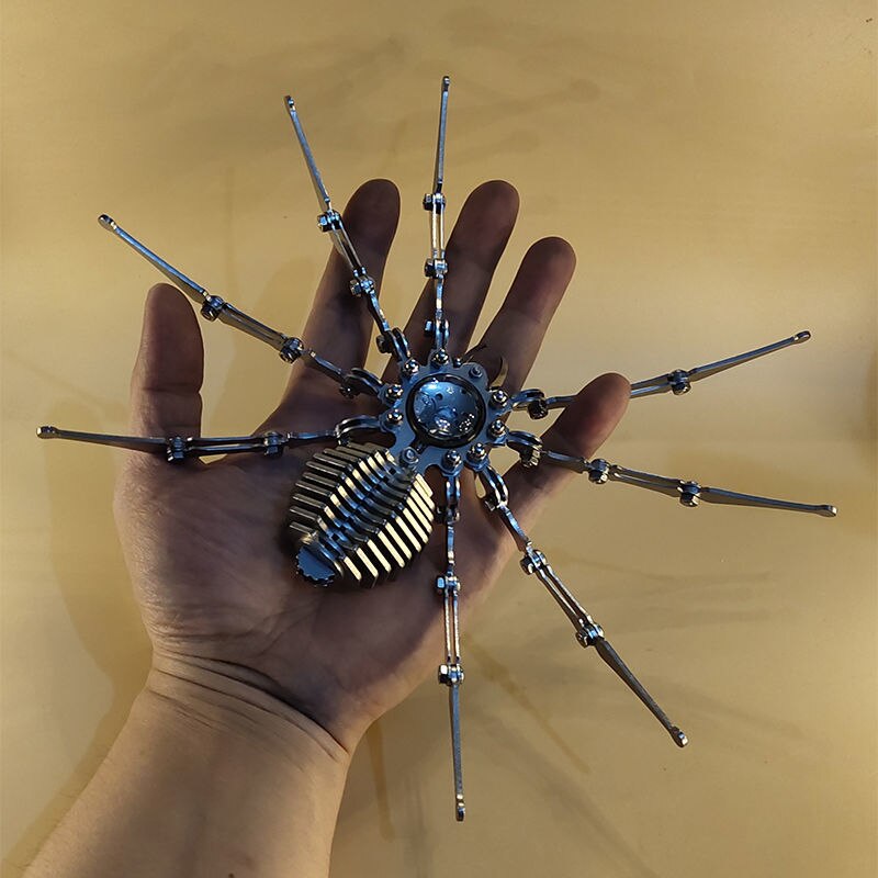 Avtoit | Robot spider Stainless Steel Mechanical Clock