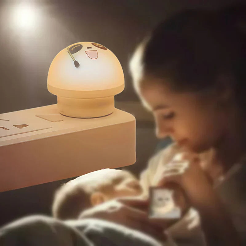 Avtoit | Cute Panda Voice-Controlled LED Night Lamp