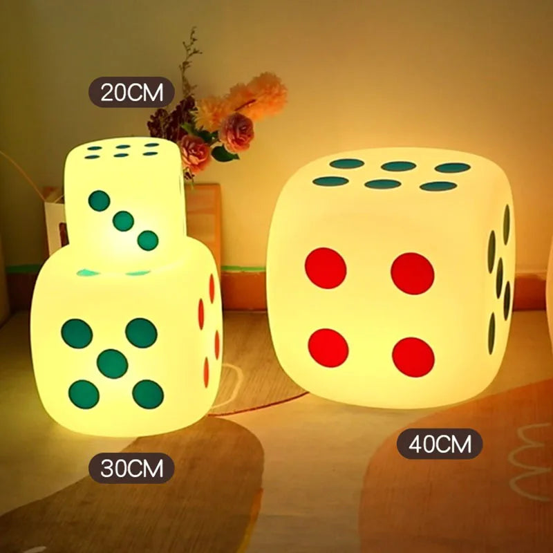 Avtoit | Huge Dice Bedside Atmosphere Floor Table Lamp
