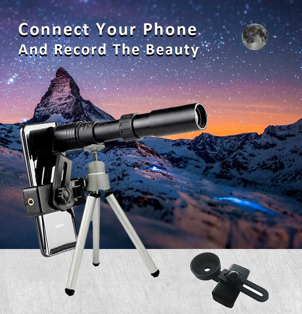 Avtoit | 10-300X Zoom Telescope for Mobile Phone