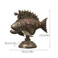 Avtoit | Steampunk Mechanical Blackfish Figurine