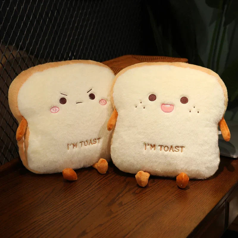 Avtoit | Plush Toast Bread Ultra Soft Hand Warmer Pillow