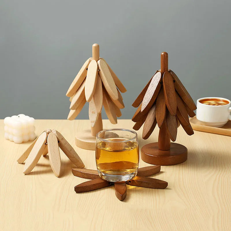 Avtoit | Noble tree coasters in wood look