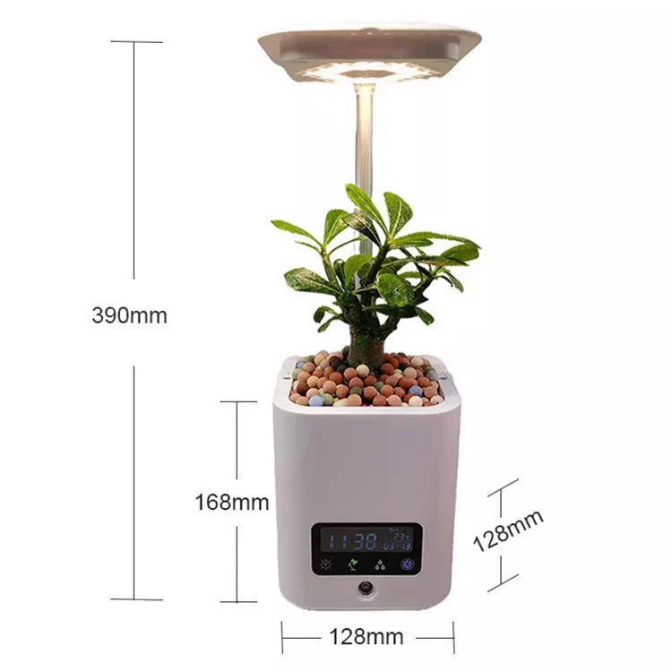 Avtoit | Multifunctional smart hydroponic plant pot with calendar, diffuser and desk lamp