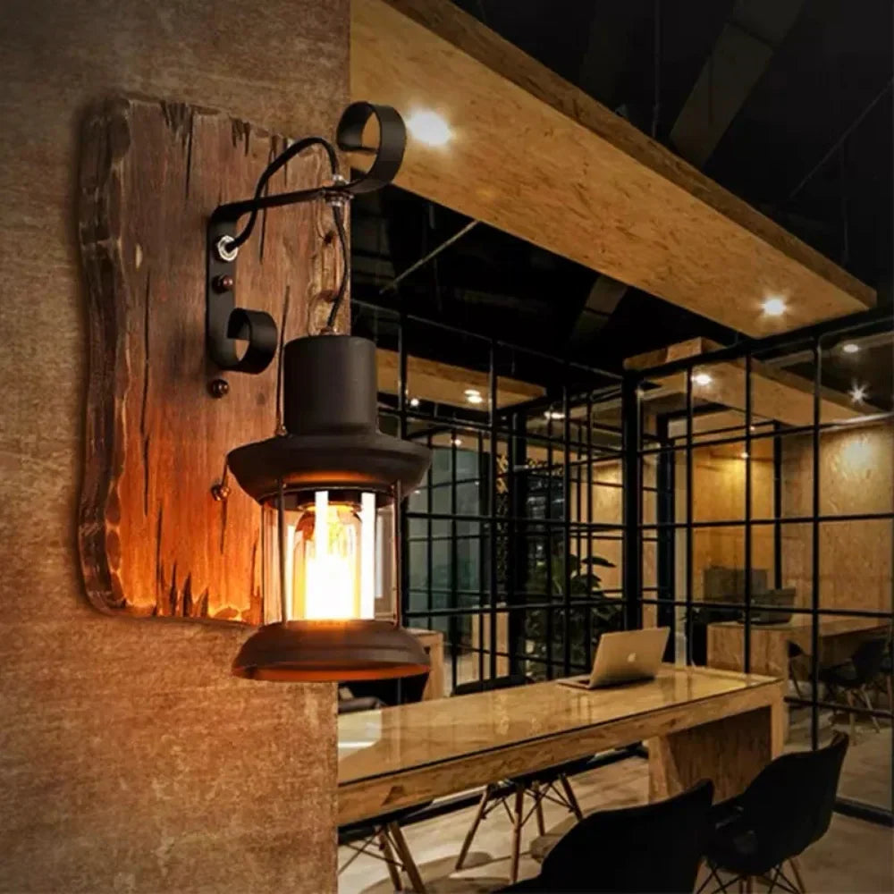 Avtoit | Retro Lantern Lamp Industrial Lantern Wall Light