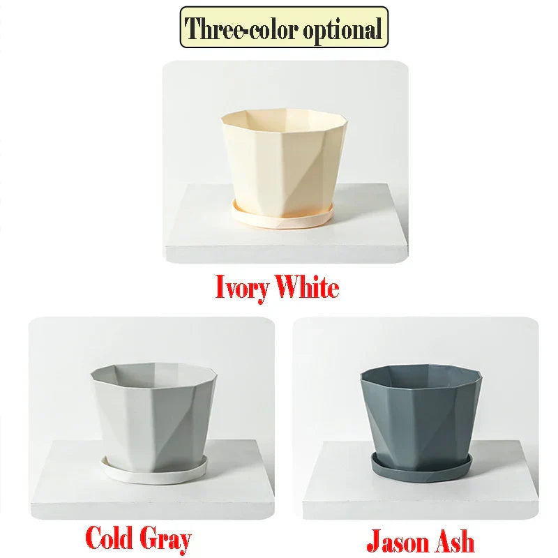 Avtoit | Nordika Planter | Scandinavian Design | Durable Resin | For Plants & Decoration