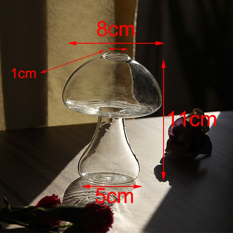 Avtoit | Mushroom Inspired Elegant Glass Vase
