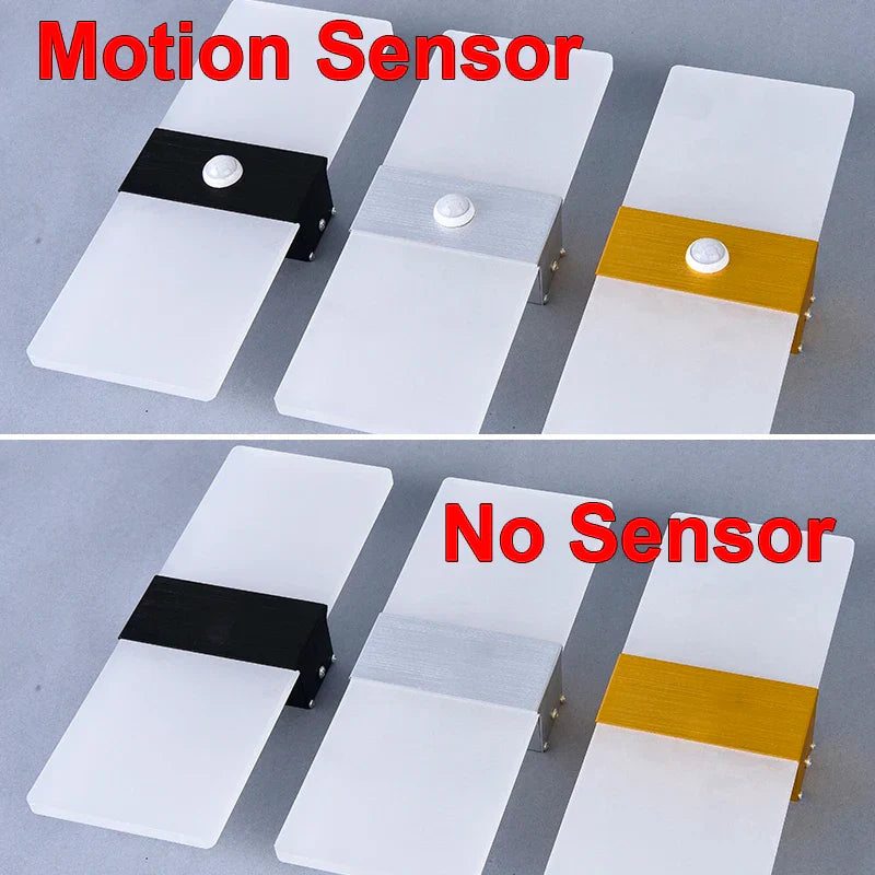 Avtoit | Wall light with motion sensor, drawing, aluminum, acrylic, decoration, lighting, wall light, interior, kitchen, bedroom, hallway, corridor
