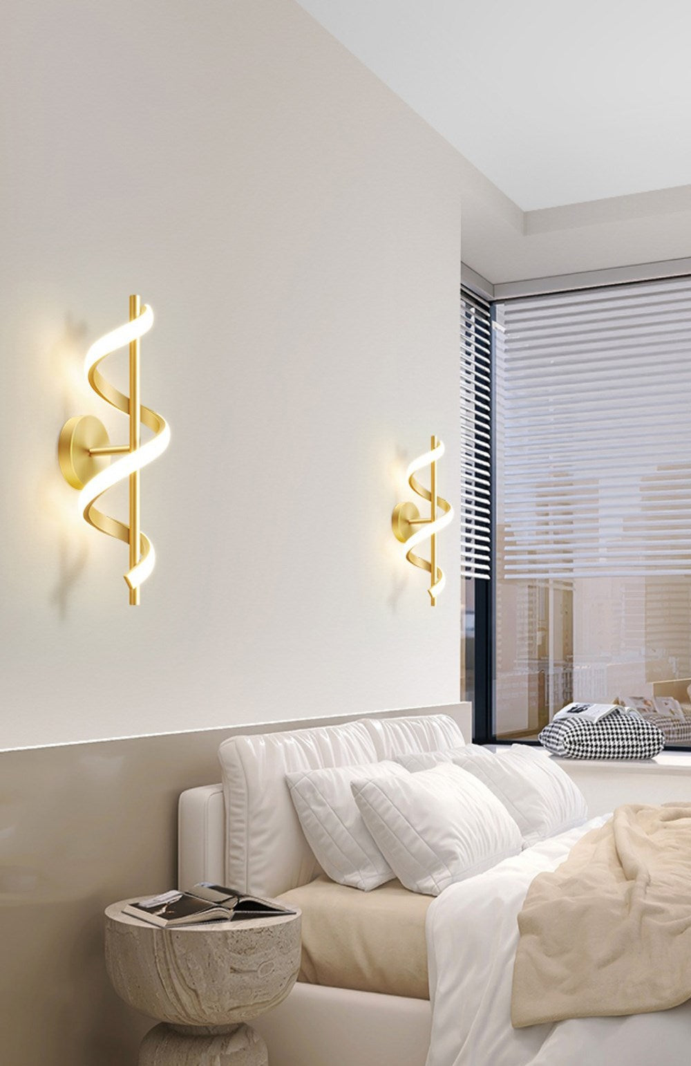 Avtoit | SpiralLume – Minimalist LED Wall Light with a Modern Edge