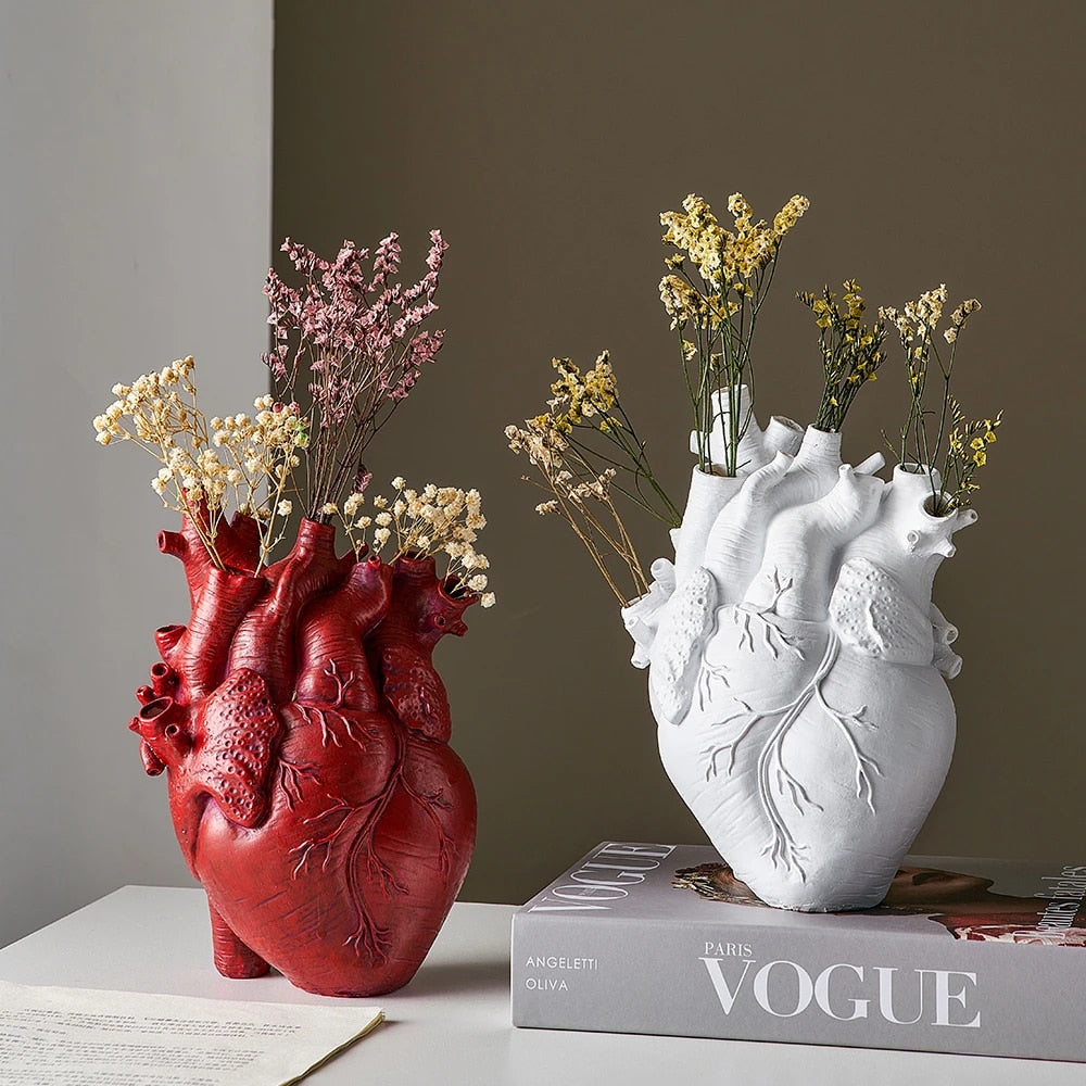 Avtoit | Heart Dry Plants Artificial Vase