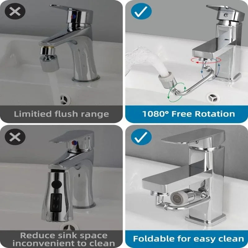 Avtoit | Rotating Multi-Purpose Universal Anti-Splash Faucet Extender