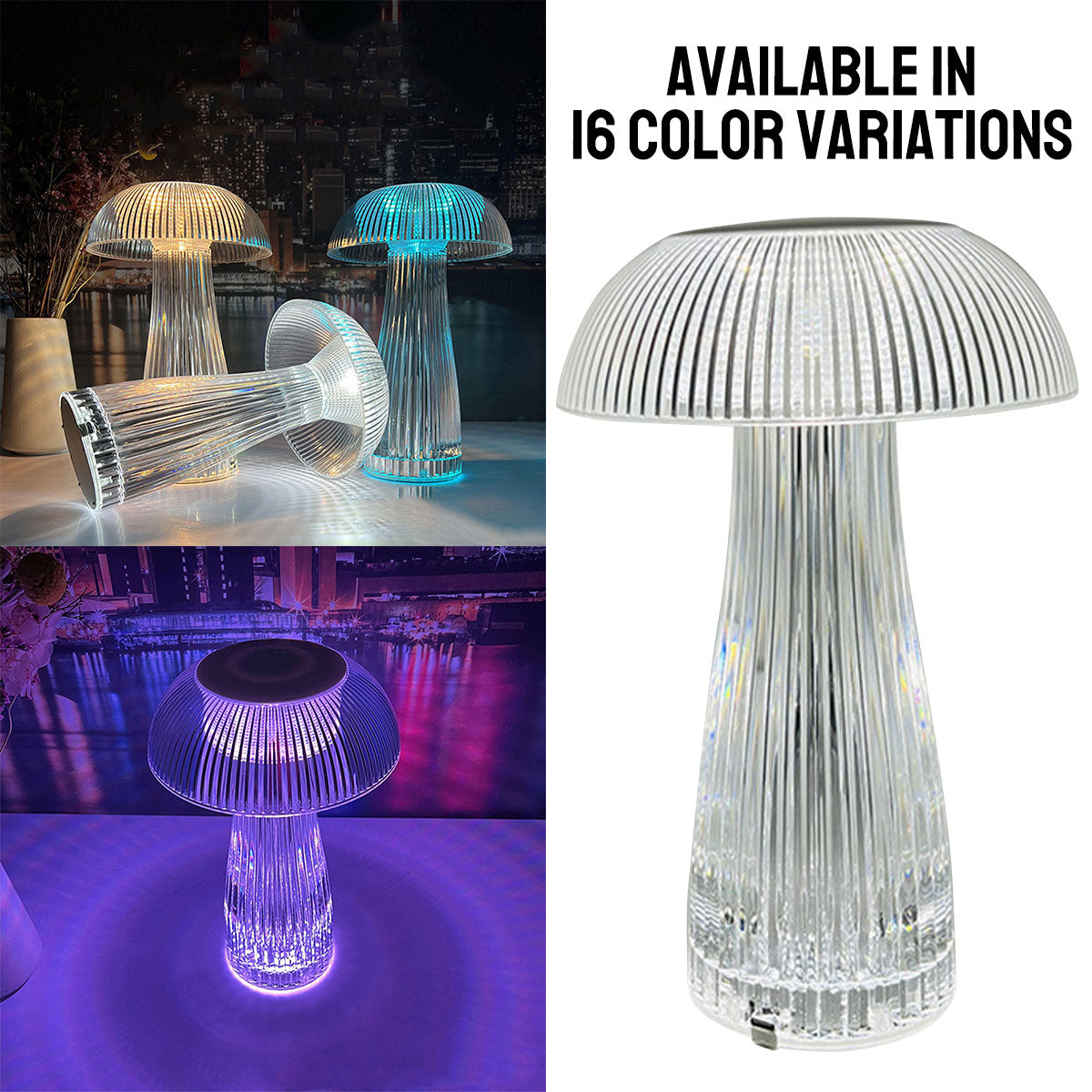 Avtoit | Rechargeable Led Mushroom Table Lamp
