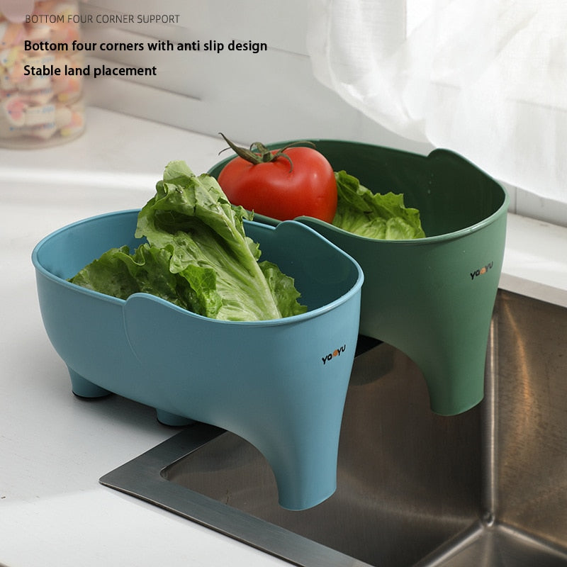 Avtoit | Elephant Easy Drain Sink Basket