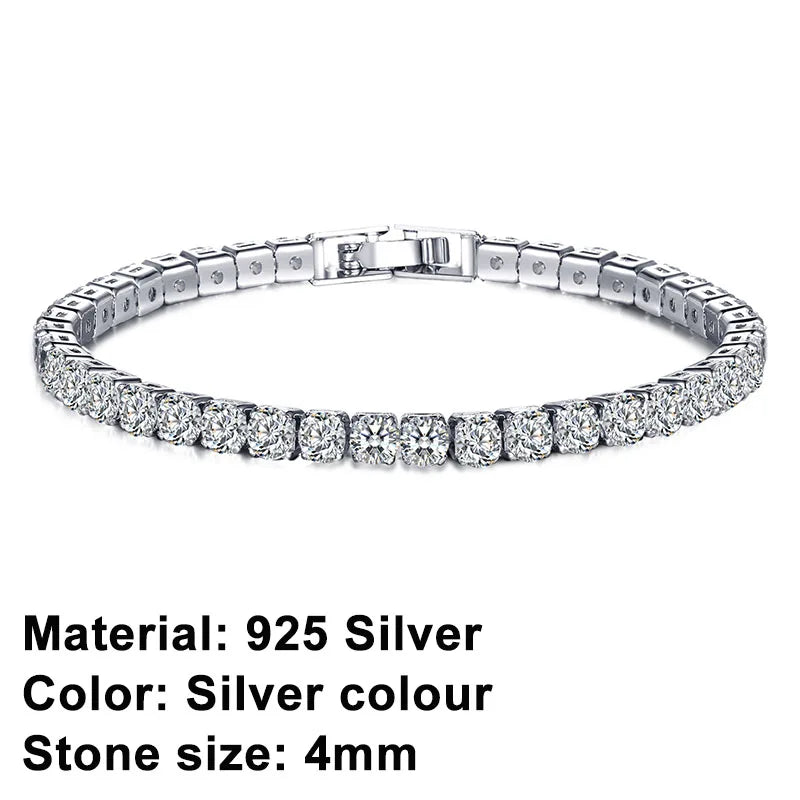 Avtoit | Tennis Bracelet – Shine with Attitude: Elegance in Sterling Silver and Hip-Hop Flair!