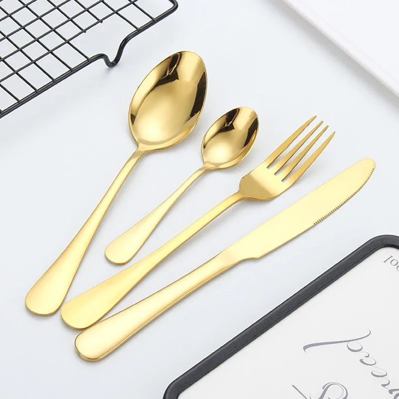 Avtoit | Oraliu Golden Cutlery Set